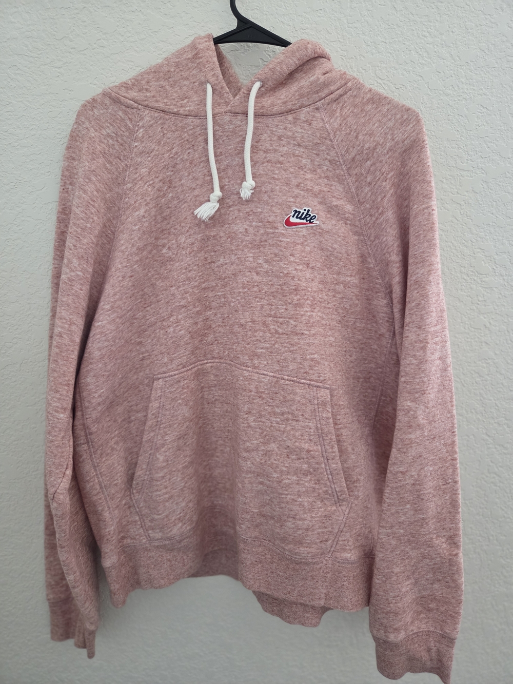 Nike Pink Heather Pullover Hoodie
